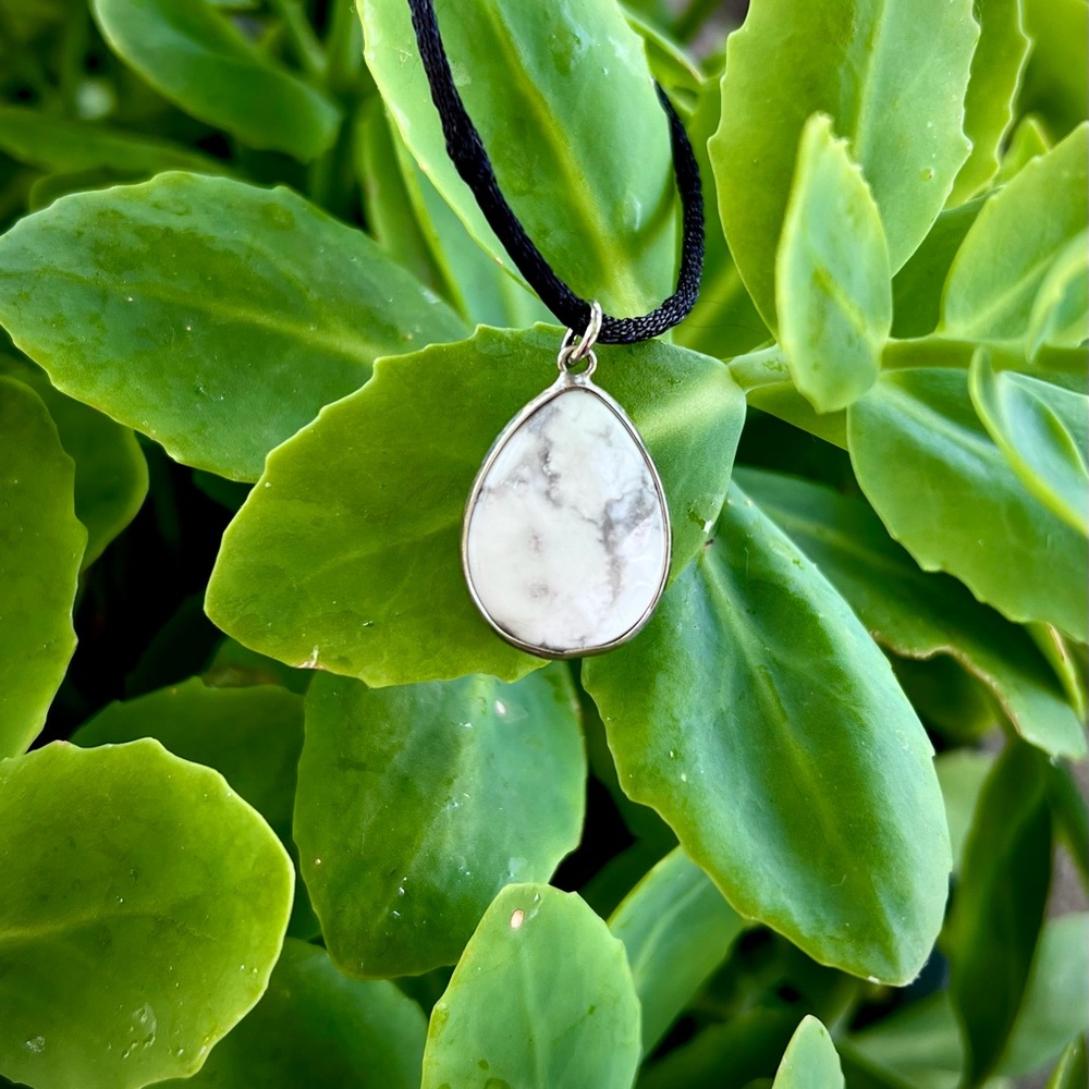 Howlite necklace